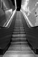 escalator, stairway in underground