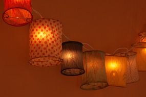 Chinese colorful lantern as a decorations