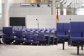 interior of bundestag, nobody, germany, berlin