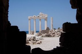 Apollo Temple ruin, side, turkey