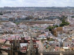 Landscape of the old sevilla