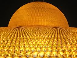 more than million budhas in dhammakaya pagoda