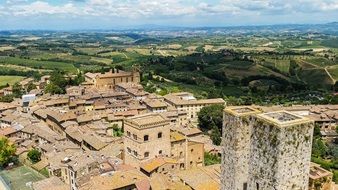 San Gimignano Italy tuscany city landscape