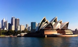view of opera house in sydney australia