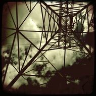 Highh electrical tower