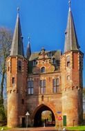 gate in the old city centre, Netherlands, Overijssel, Kampen