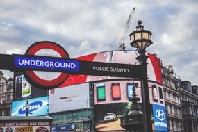 underground sign in London