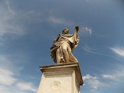 bottom view of the sculpture, rome