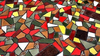 Colorful ceramic tile