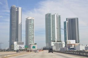 new apartments at highway, usa, florida, miami