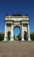 Arco della Pace, city gate, italy, Milan