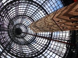skylight glass roof of architecture