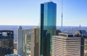 texas skyscrapers, usa, houston