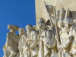 monument of the discoveries, fragment, portugal, lisbon