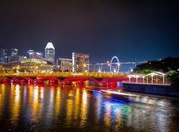 financial district in Singapore