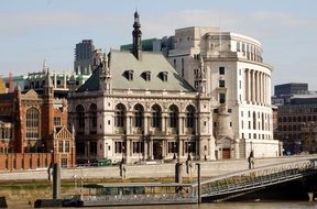 prestigious independent boyâs day school on queen victoria street in uk, england, london