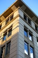 building house corner sky view