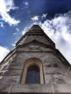low angle view of War Of 1812 battlefield monument, canada, ontario, stoney creek