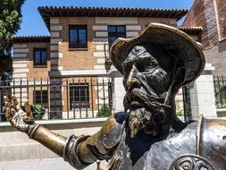 statue of Don Quixote, spain, Madrid