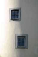 tower windows of castle groszliglaupheim