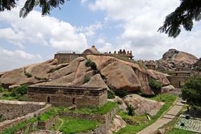 picturesque medieval chitradurga fort, india, karnataka