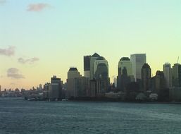 skyscrapers near water in new york