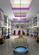 digital art architecture interior