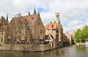 canals of brugge belgium