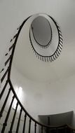 winding stairs, bottom view