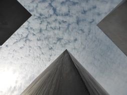 grey stone block, germany, berlin, holocaust memorial