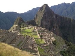 Panorama of Machu Picchu, Peru