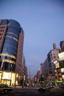 night street in Tokyo