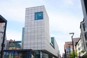 White center building city view