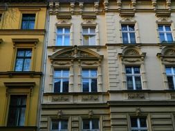 part of charlottenburg palace facade, germany, berlin