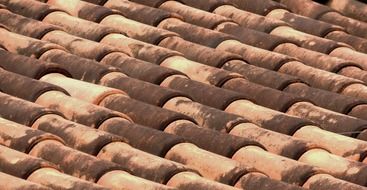 brown roof tiles for house