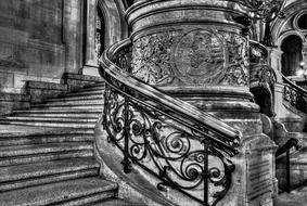 town hall stair steps, germany, hamburg