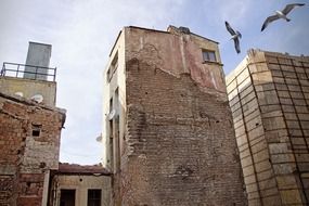 ruined old house in istanbul