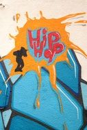 colorful wall graffiti hiphop