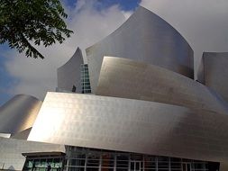 facade of Walt Disney Concert Hall, USA, california, Los Angeles