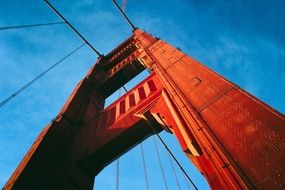 golden gate bridge suspension cables