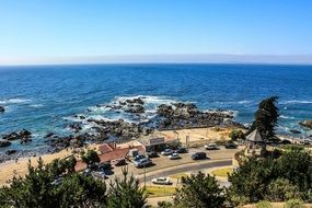 Vintildea del Mar - the main beach resort of Chile