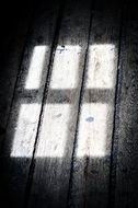 shadow of window on old boards