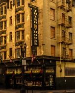 signboard on a city building in San Francisco