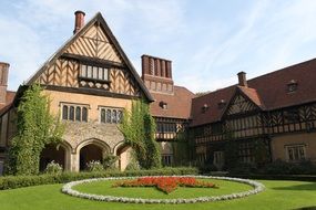 Cecilienhof Palace at summer, museum, germany, potsdam