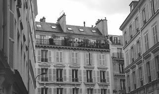 Facades with french balconies