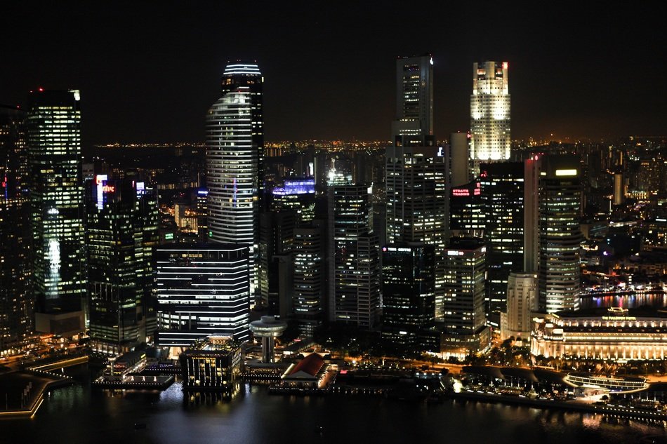 Megapolis at night