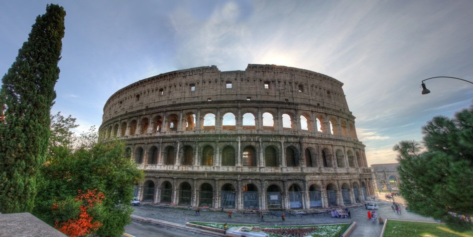 rome colosseum famous italian architecture landmark