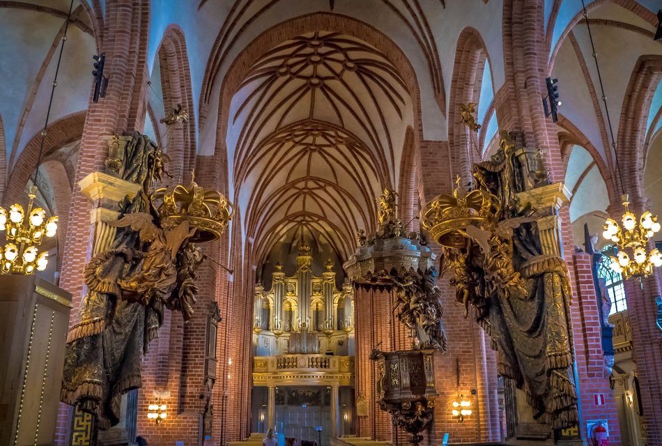 cathedral in stockholm, interior