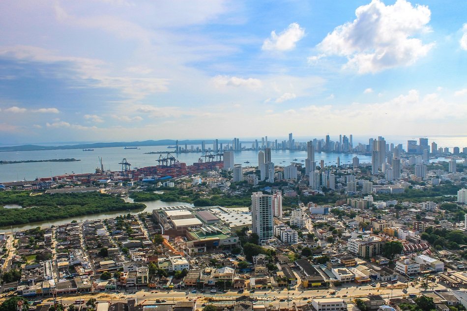 View of Cartagena De Indias in Colombia