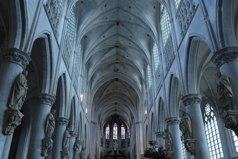 church vaults faith religion dome view